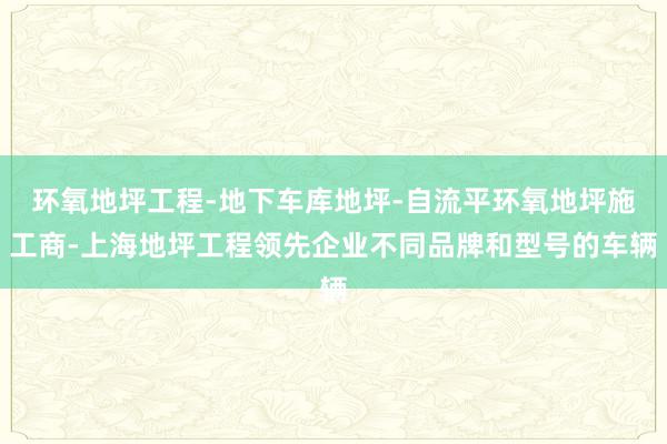 环氧地坪工程-地下车库地坪-自流平环氧地坪施工商-上海地坪工程领先企业不同品牌和型号的车辆